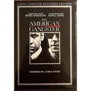 American Gangster (DVD, 2008, 2-Disc Set) Denzel Washington, Russell Crowe